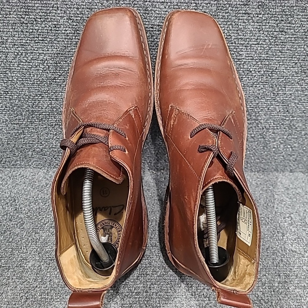CLARKS‎ Wincanton Men's Boots Brown Size 11 - Picture 6 of 13